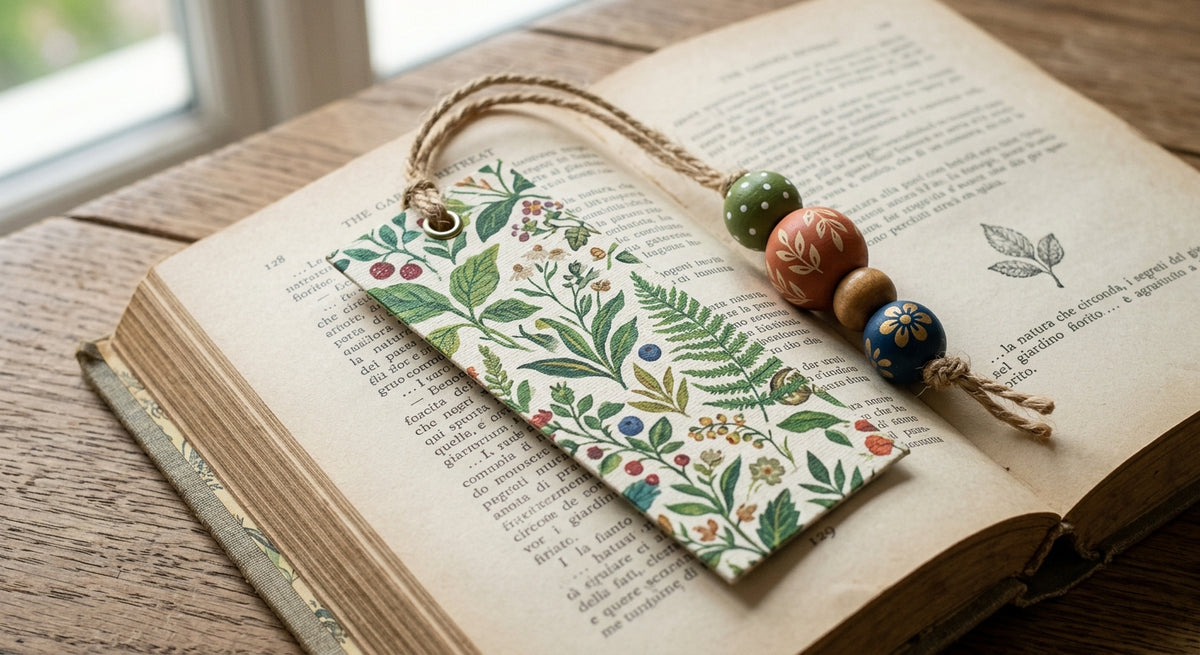 Segnalibro Botanico — Pagine in fiore